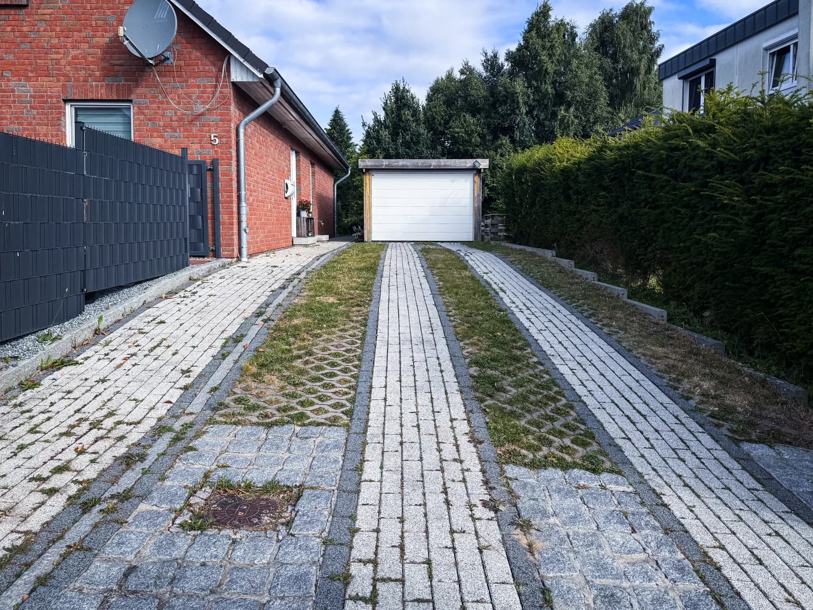 Auffahrt in Kiel vor der Aufbereitung