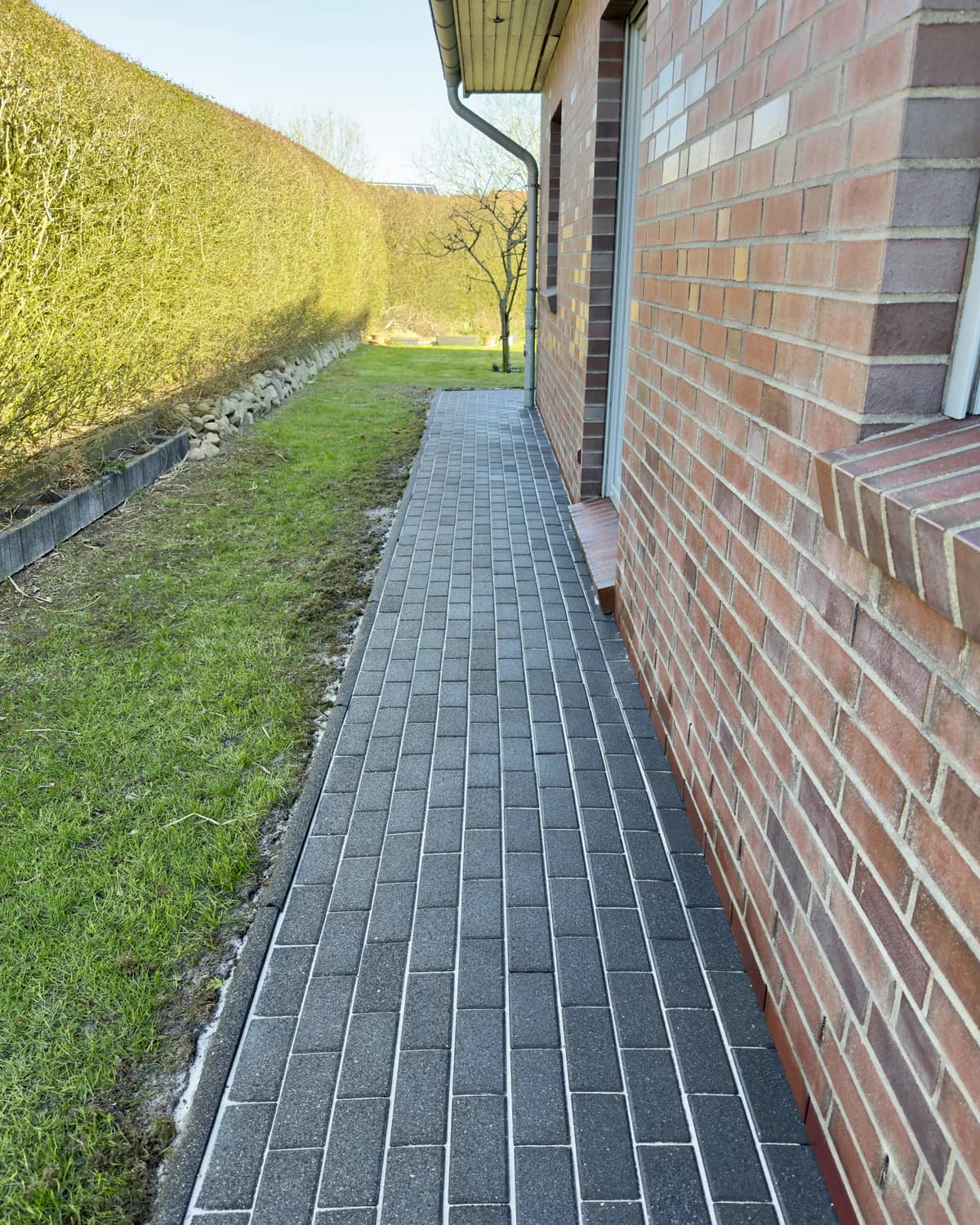 Seitenweg in Flensburg nach der Aufbereitung