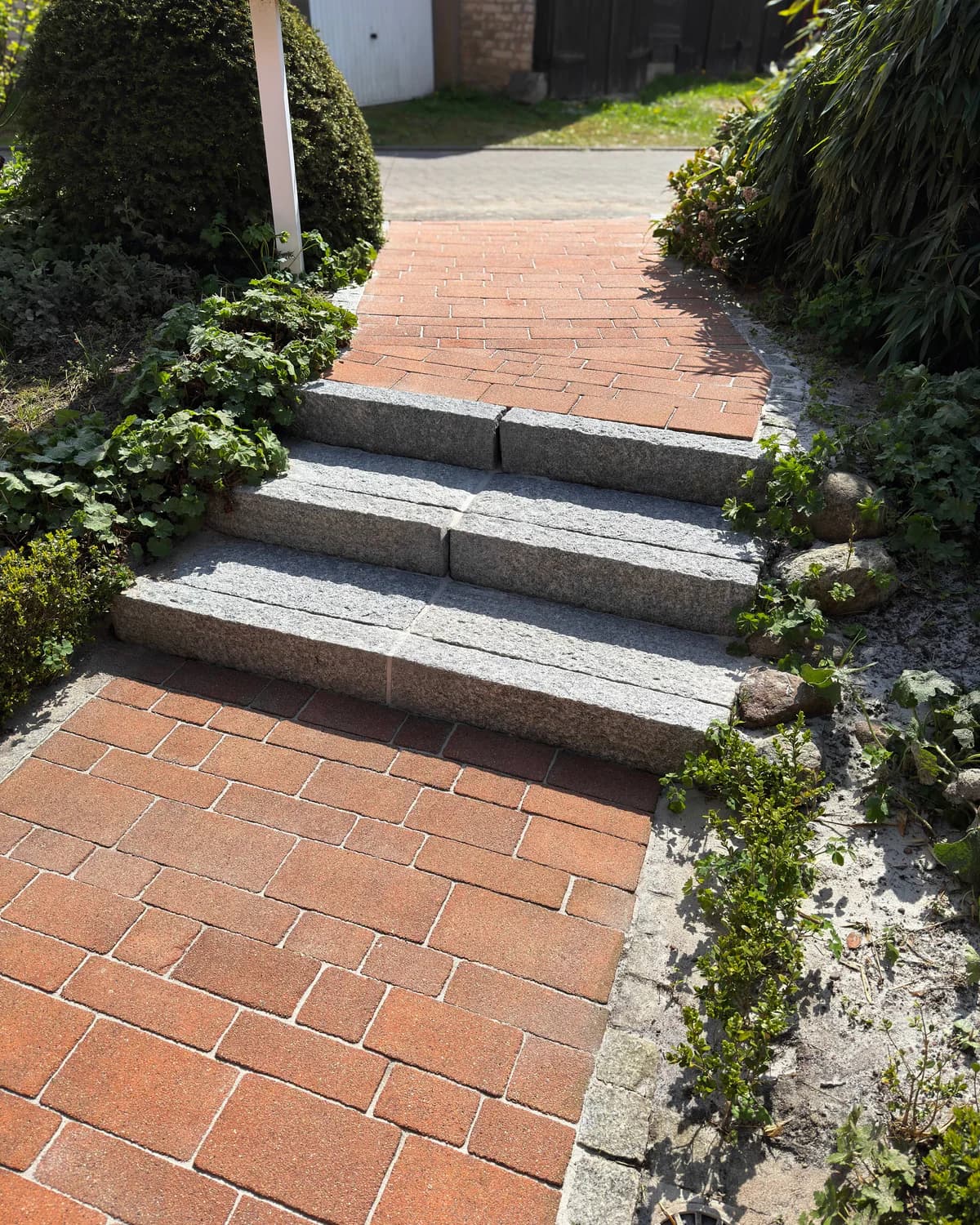 Treppe in Kosel nach der Aufbereitung