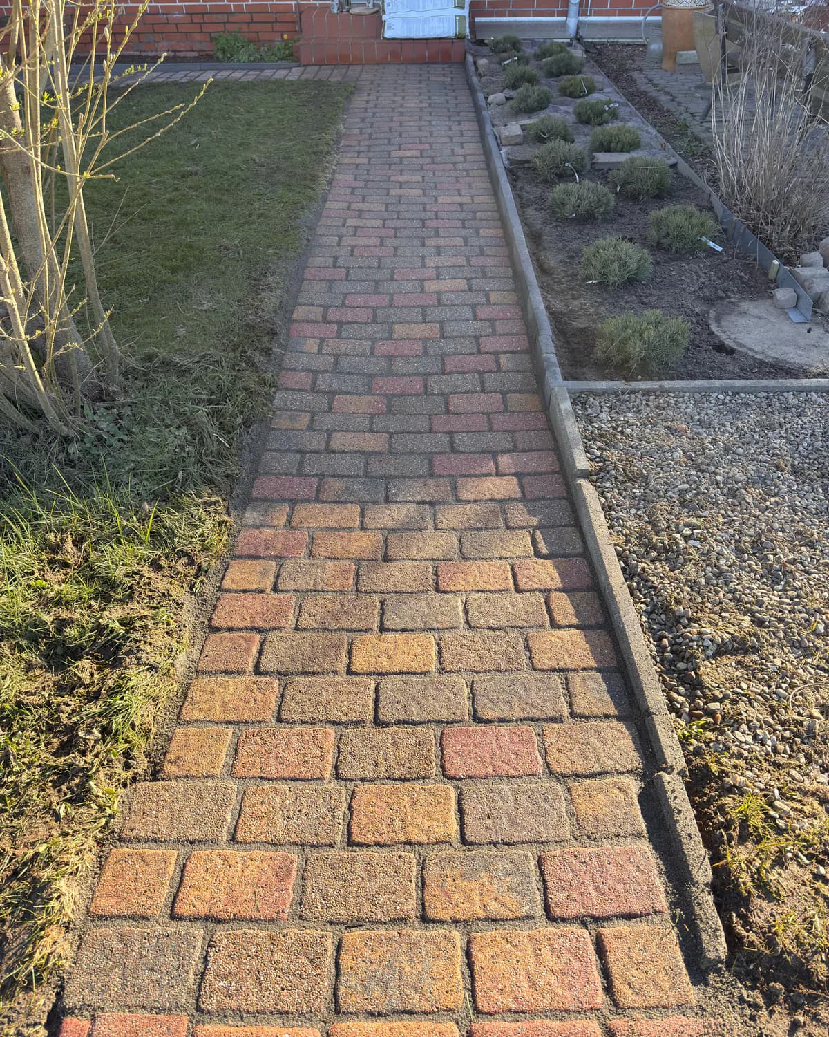 Gehwege in Rethwisch nach der Aufbereitung